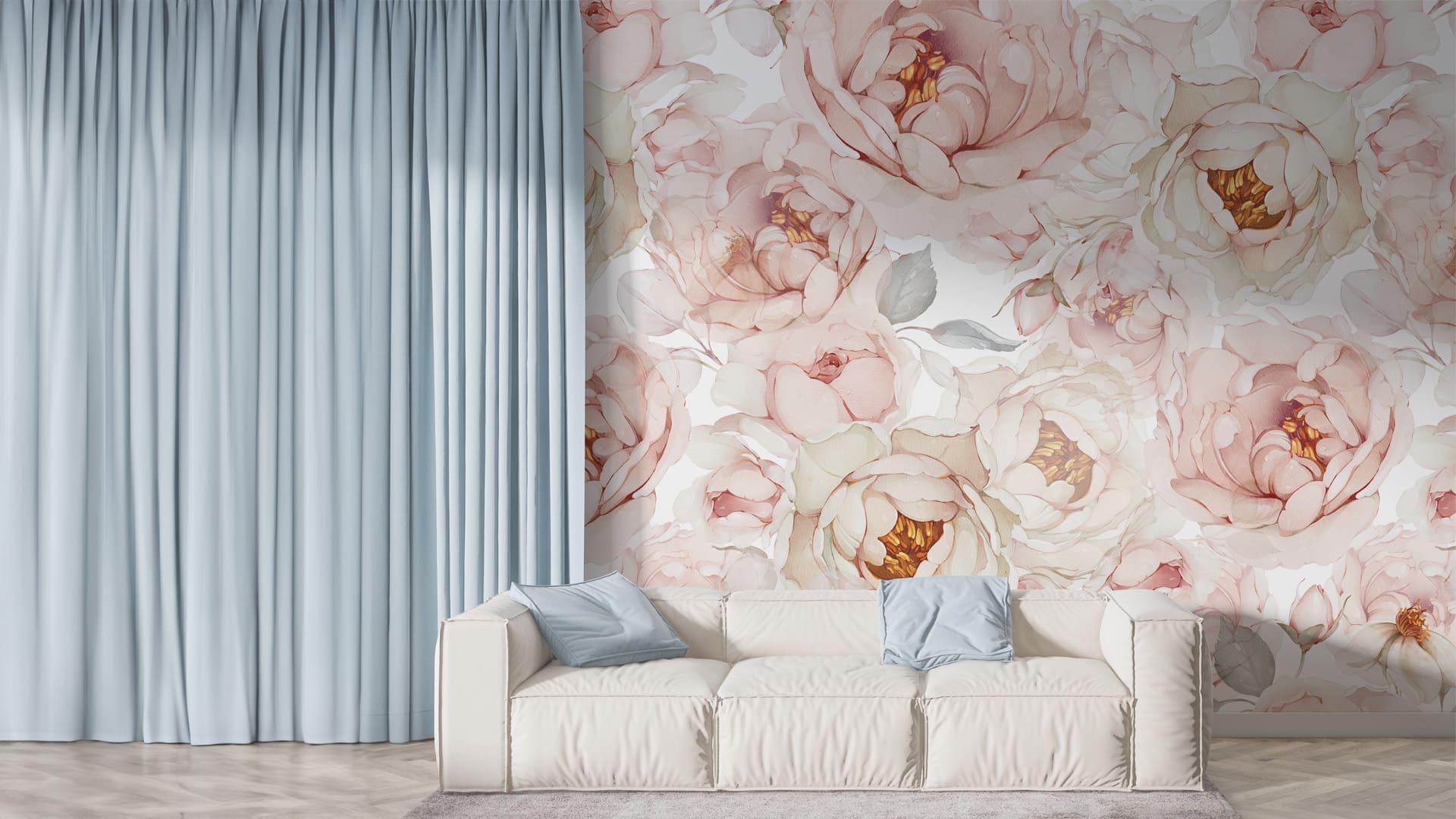 Фотообои флизелиновые Styleo Print-walls Тишина пиона 0750 300х250 см (Pw-0750/2)