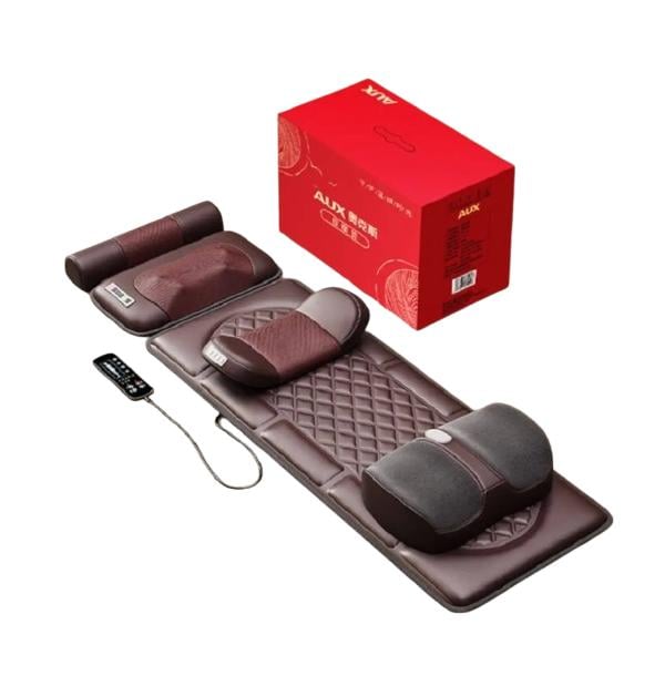 Матрац-накидка масажний AUX-premium з пультом підігрів/вібрація/роликовий масаж Матрац-накидка масажний AUX-premium з пультом підігрів/вібрація/роликовий масаж