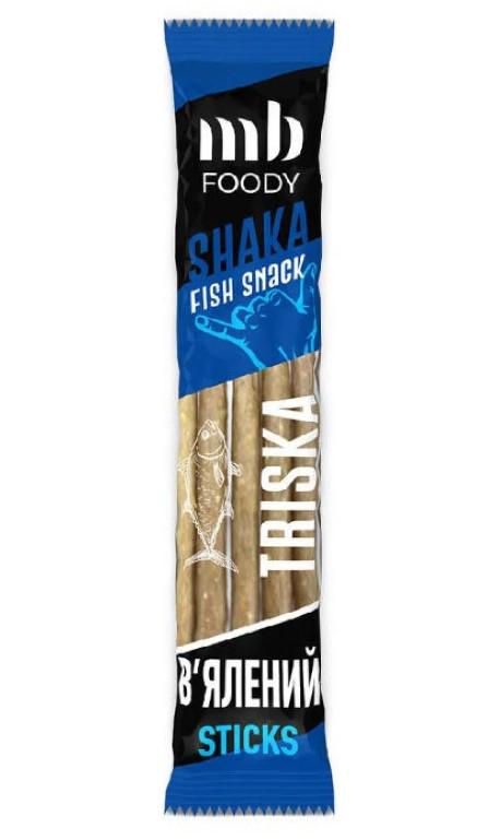 Стрипси з тріски в'ялені MB FOODY FISH Shaka sticks TRISKA 35 г