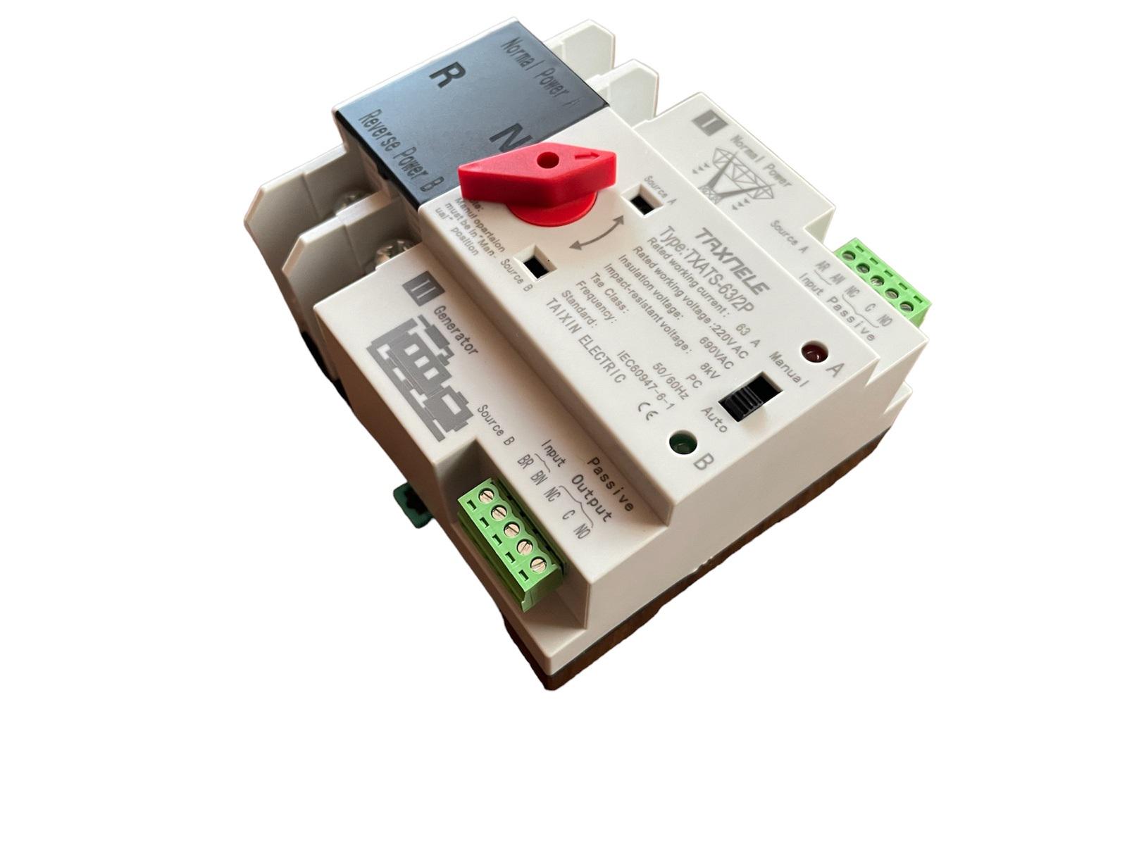 Автоматичний перемикач резервного живлення АВР AVR 2P100A для генератора/електростанції - фото 4 Автоматичний перемикач резервного живлення АВР AVR 2P100A для генератора/електростанції - фото 4