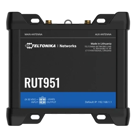 Маршрутизатор промисловий стільниковий Teltonika RUT951 з 4G LTE Wi-Fi (35441408) Маршрутизатор промисловий стільниковий Teltonika RUT951 з 4G LTE Wi-Fi (35441408)