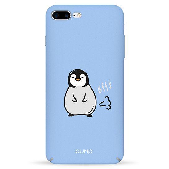Чохол Pump Tender Touch Case на iPhone 8 Plus/7 Plus Penquin Bfff З малюнком Блакитний