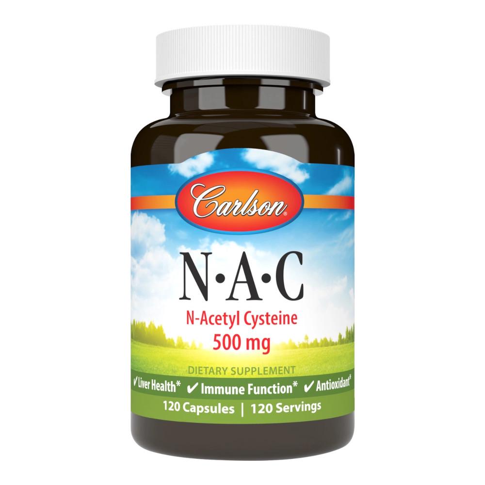 Аминокислота Carlson Labs N-A-C 500 мг 120 капс. (10173) Аминокислота Carlson Labs N-A-C 500 мг 120 капс. (10173)