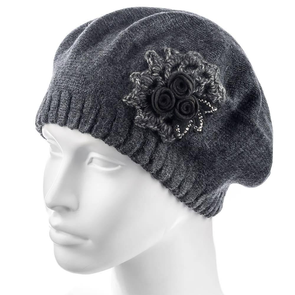 Берет женский Atrics WH684 р. 56-59 Серый (1716188255)