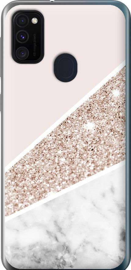 Чехол на Samsung Galaxy M30s 2019 Пастельный мрамор (4342t-1774-42517)