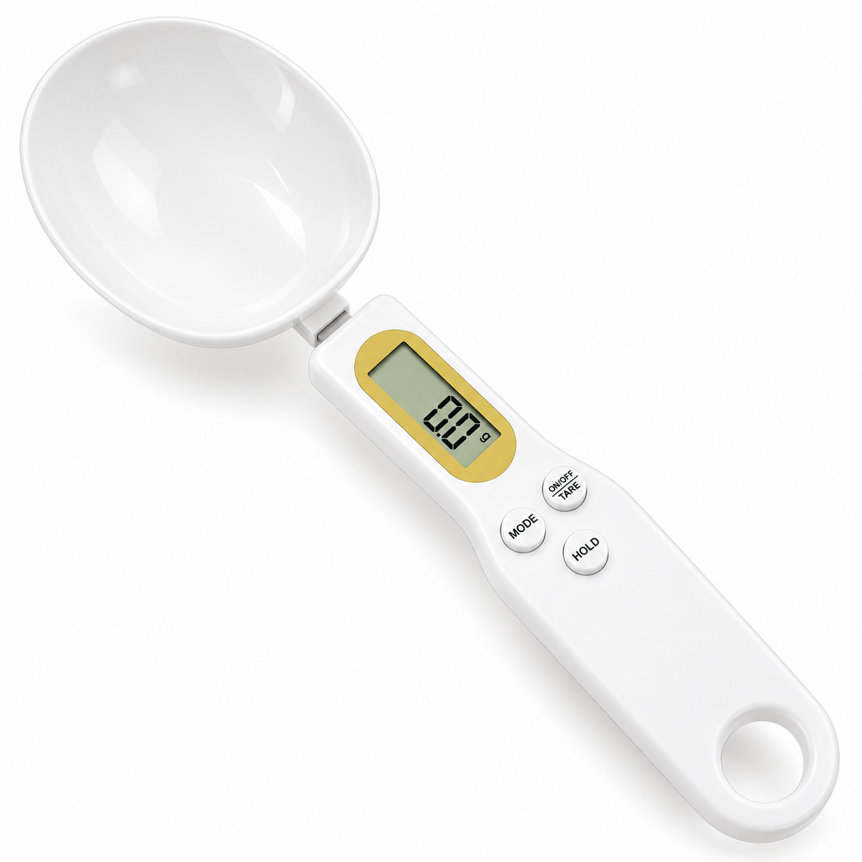 Електронна мірна ложка-ваги Digital Spoon Scale Білий (37190) Електронна мірна ложка-ваги Digital Spoon Scale Білий (37190)