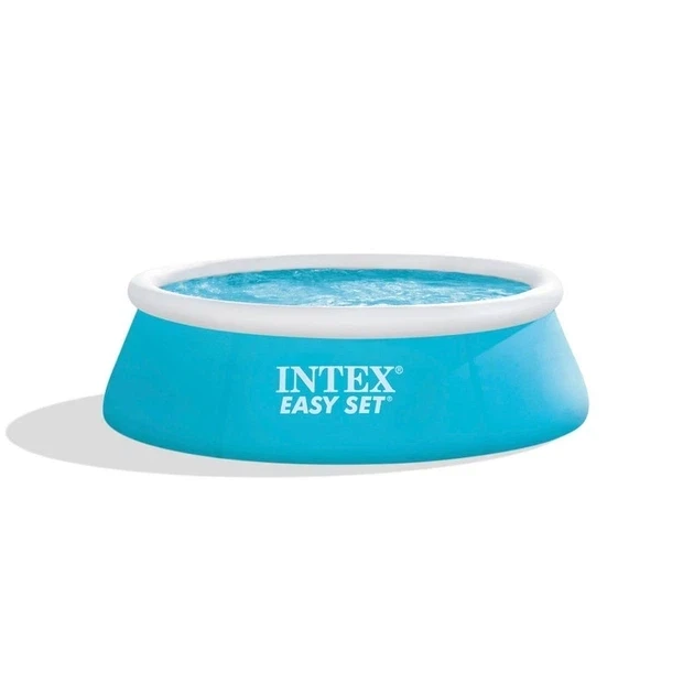 Басейн Intex 28101-2 Easy Set з тентом/насосом 183х51 см Синій (35575122)
