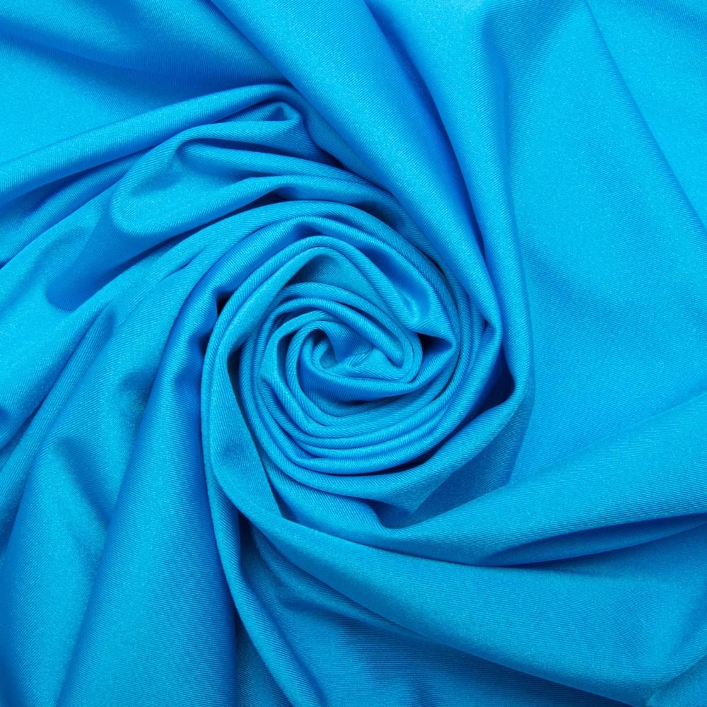 Ткань бифлекс блеск однотонный V-27 Темно-голубой (1354)