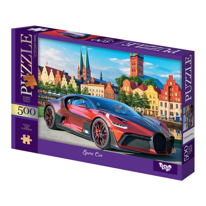 Пазлы классические Danko Toys Спорткар 500 эл. Фиолетовый (IP-177-P-1196)