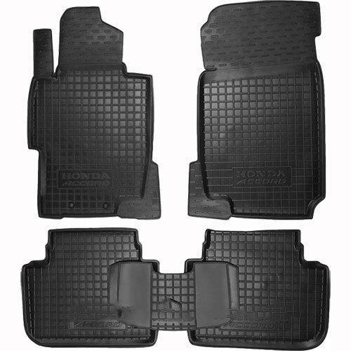 Килимки в салон Avto-Gumm Honda Accord VII 02-08 Чорний (11151)