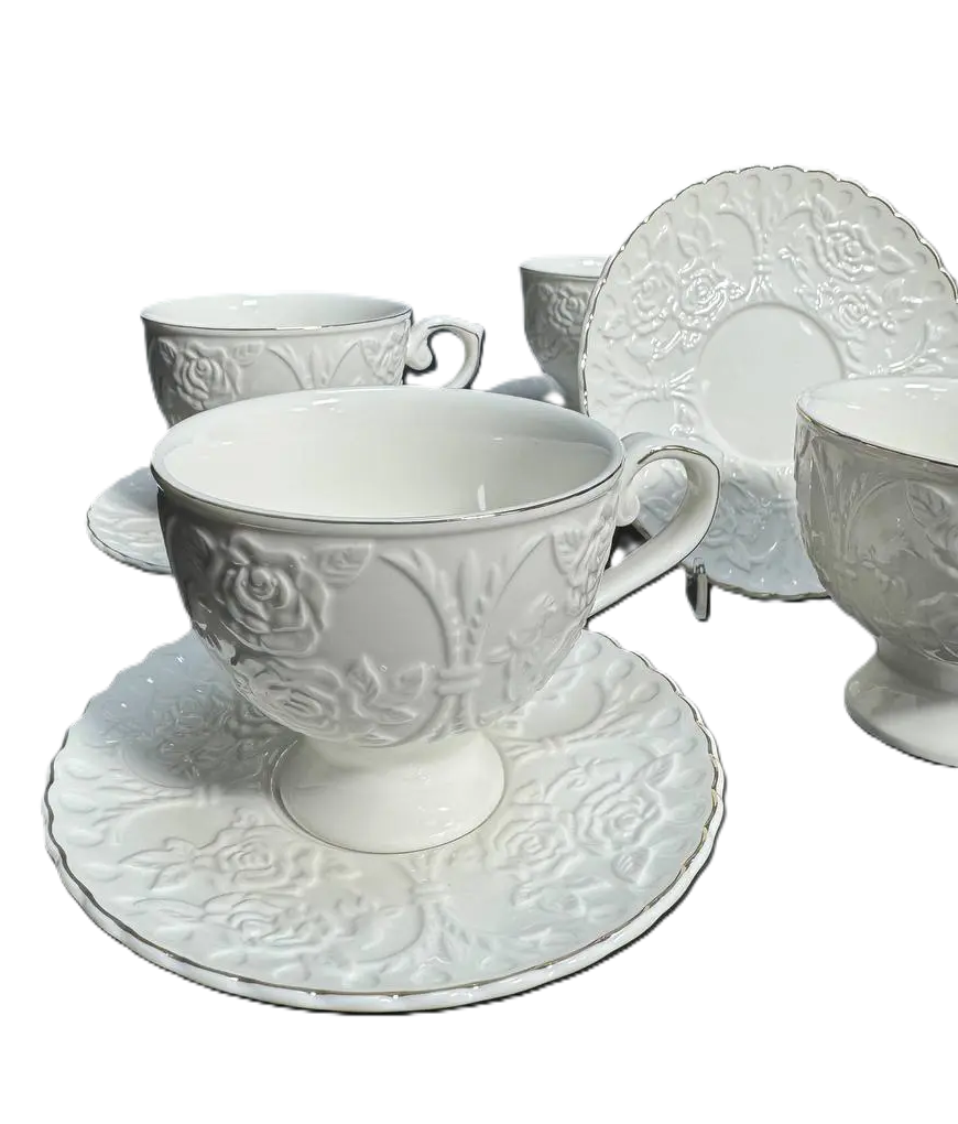 Сервиз для чая фарфоровые L-MG-8212J 12 предметов 250 мл (31887789)