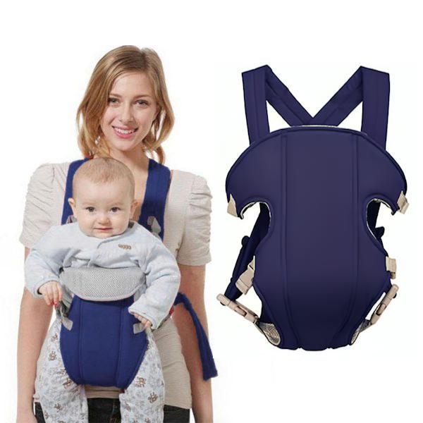 Эргорюкзак-кенгуру для ребенка от 3 до 24 месяцев до 15 кг Синий (2536406490) - фото 2 Эргорюкзак-кенгуру для ребенка от 3 до 24 месяцев до 15 кг Синий (2536406490) - фото 2