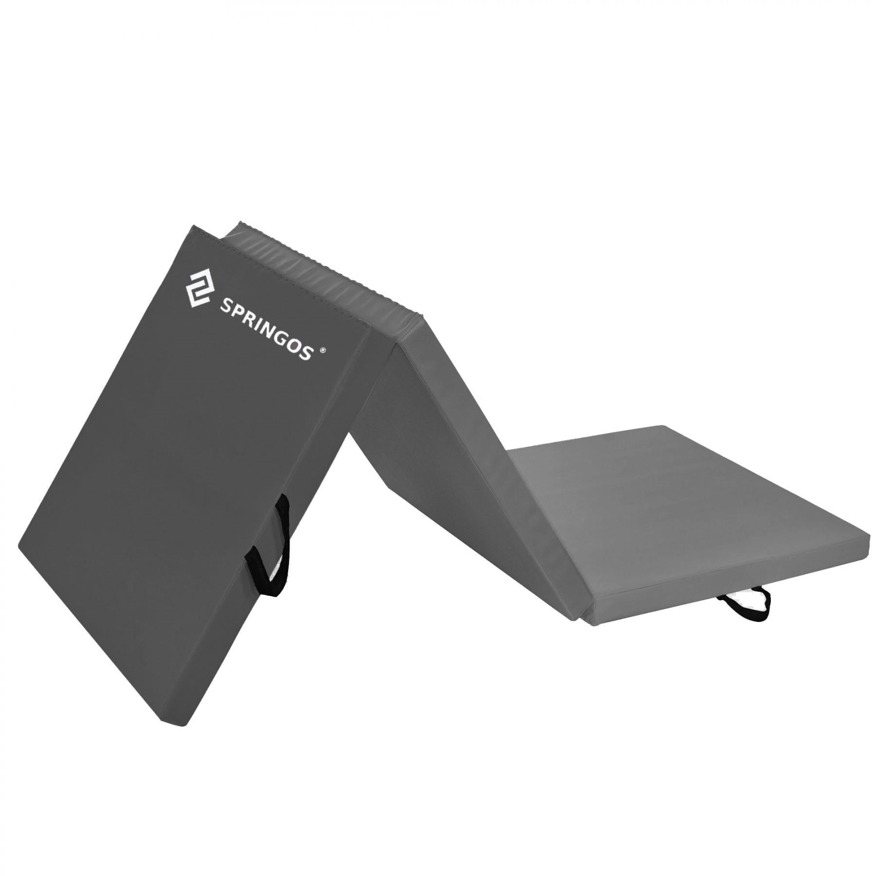 Мат гімнастичний складаний Springos 180x60x5,5 см Grey (20327)