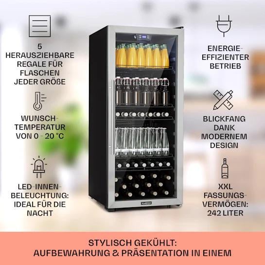 Холодильник-вітрина KLARSTEIN Beersafe 7XL 242 л (10033436) - фото 4 Холодильник-вітрина KLARSTEIN Beersafe 7XL 242 л (10033436) - фото 4