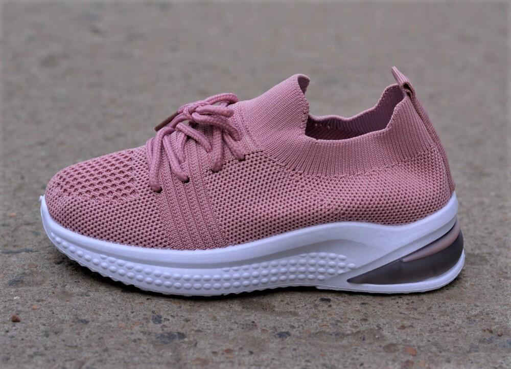 Кроссовки детские весенние носки для девочки р. 31 Розовый (11117329)