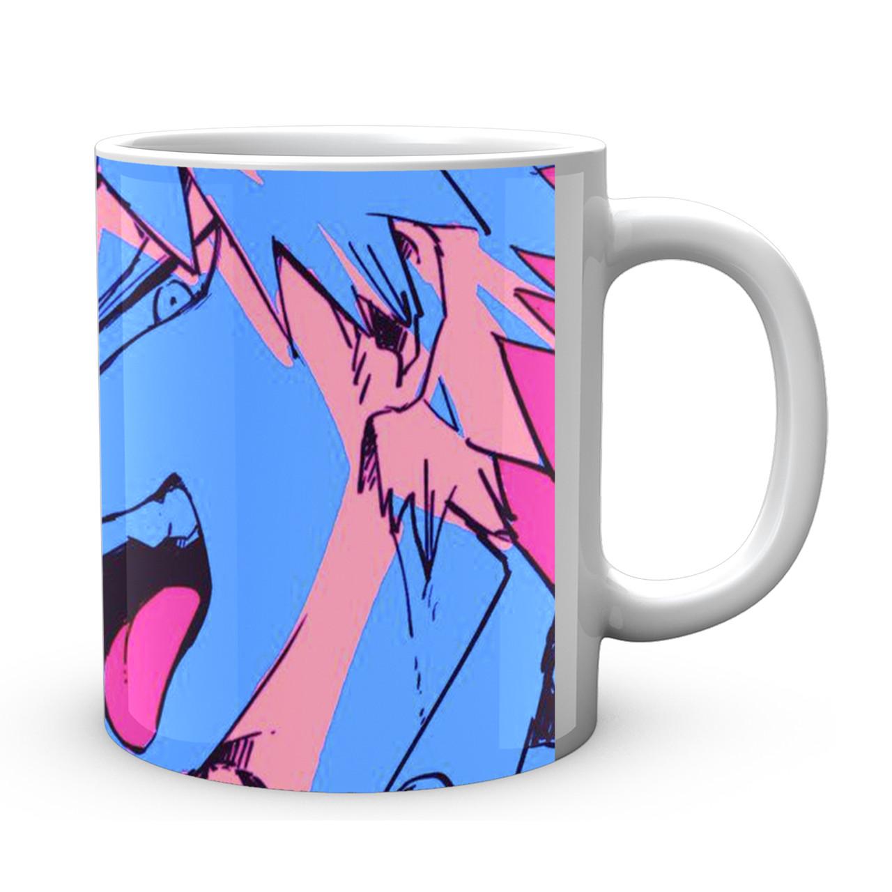 Чашка Gee! Моя геройская академия Бакуго на розовом фоне MHA 02.539