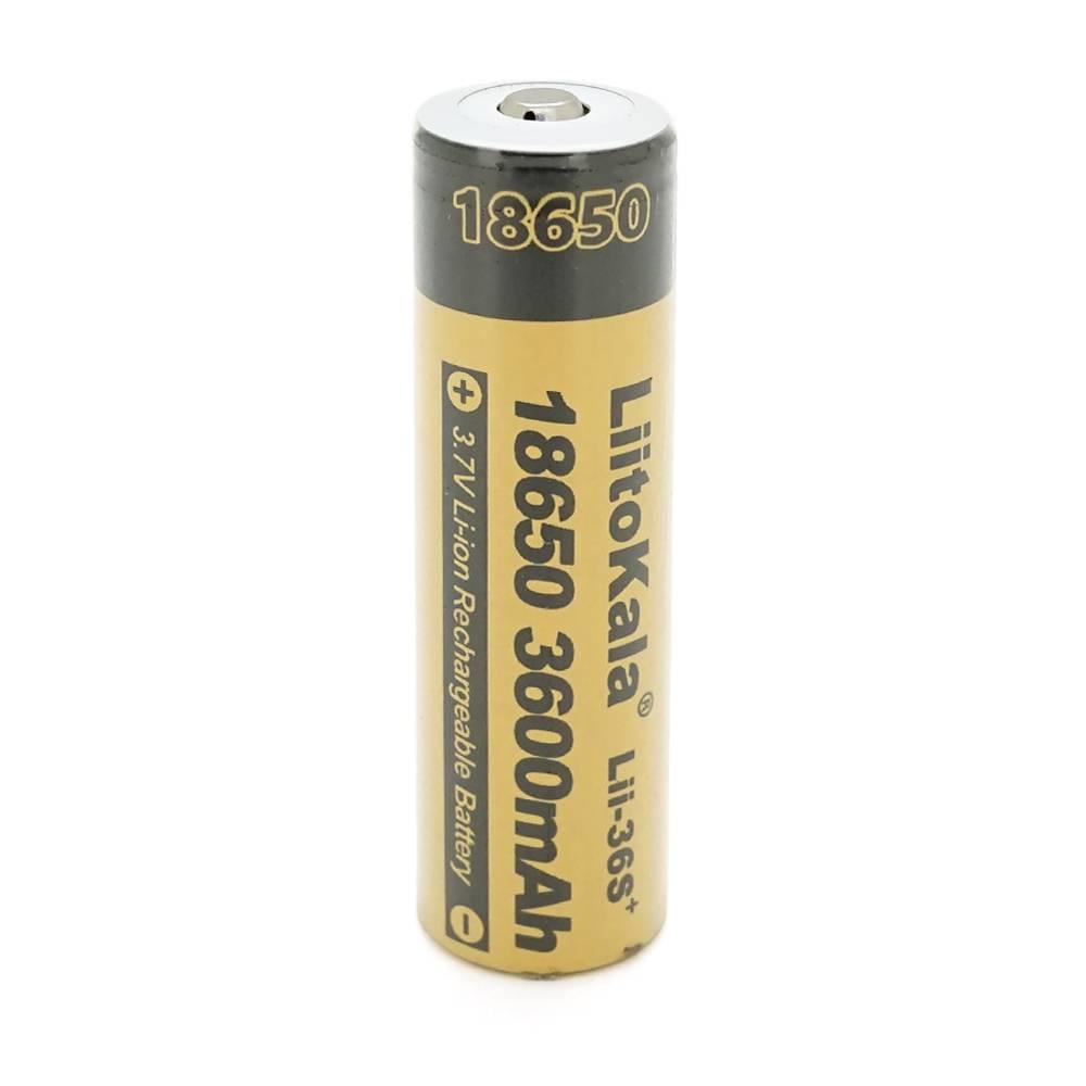 Акумулятор 18650 Li-Ion LiitoKala Lii-36S 3600 mAh 3,7V Yellow (38695)