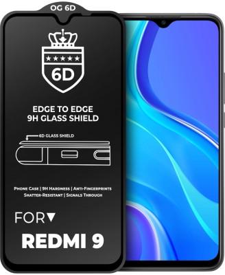 Защитное стекло 6D для Redmi 9 противоударное