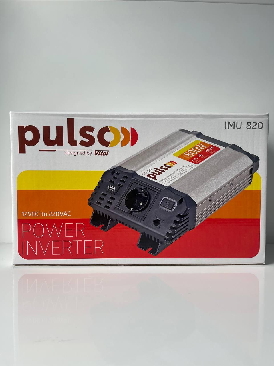 Преобразователь напряжения Pulso IMU-820 USB-5VDC 2.0 A 12-220 V 800 W - фото 6 Преобразователь напряжения Pulso IMU-820 USB-5VDC 2.0 A 12-220 V 800 W - фото 6