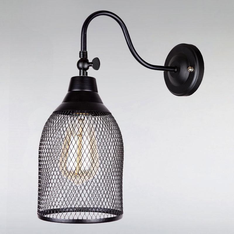 Бра лофт Light House LS-13451F3-1 BK Чорний