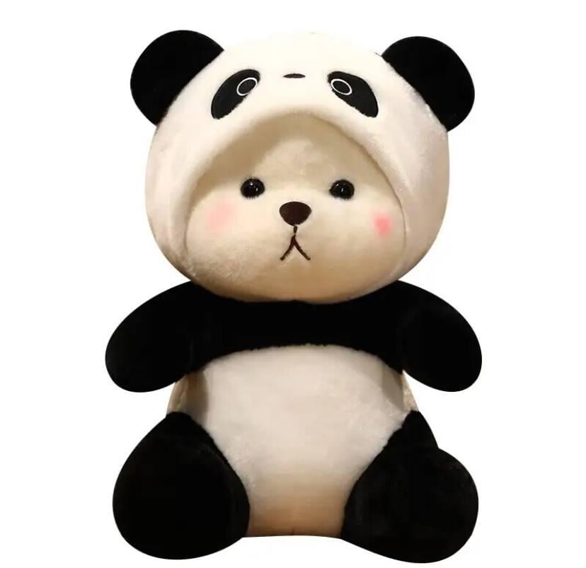 М'яка іграшка Тедді в костюмі пандочки 40 см (02587441)