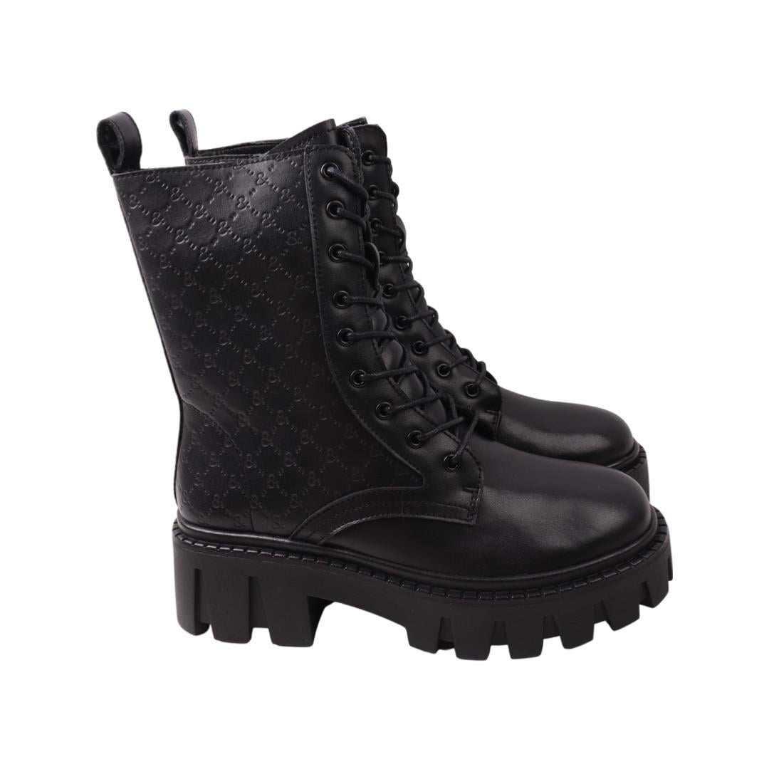 Ботинки женские Oeego из кожи р. 36 Черный (98-22ZHC)