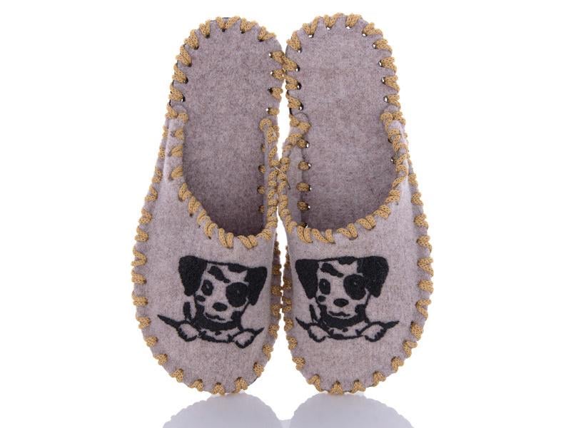 Капці фетрові жіночі VENDS 208 р. 36-37 Бежевий