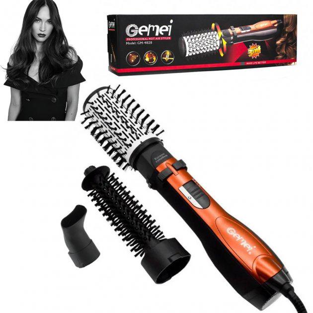 Фен-гребінець Gemei GM-4828 (18-14-15021) Фен-гребінець Gemei GM-4828 (18-14-15021)