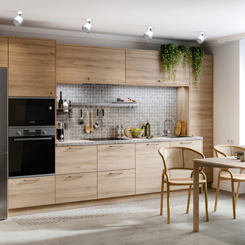 Светильник накладной поворотный LEDCOIN ML411-1 под лампу Белый - фото 2 Светильник накладной поворотный LEDCOIN ML411-1 под лампу Белый - фото 2