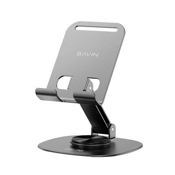 Подставка для телефона BAVIN PS-70 OFF-ROAD STEEL STAND 360° Gray