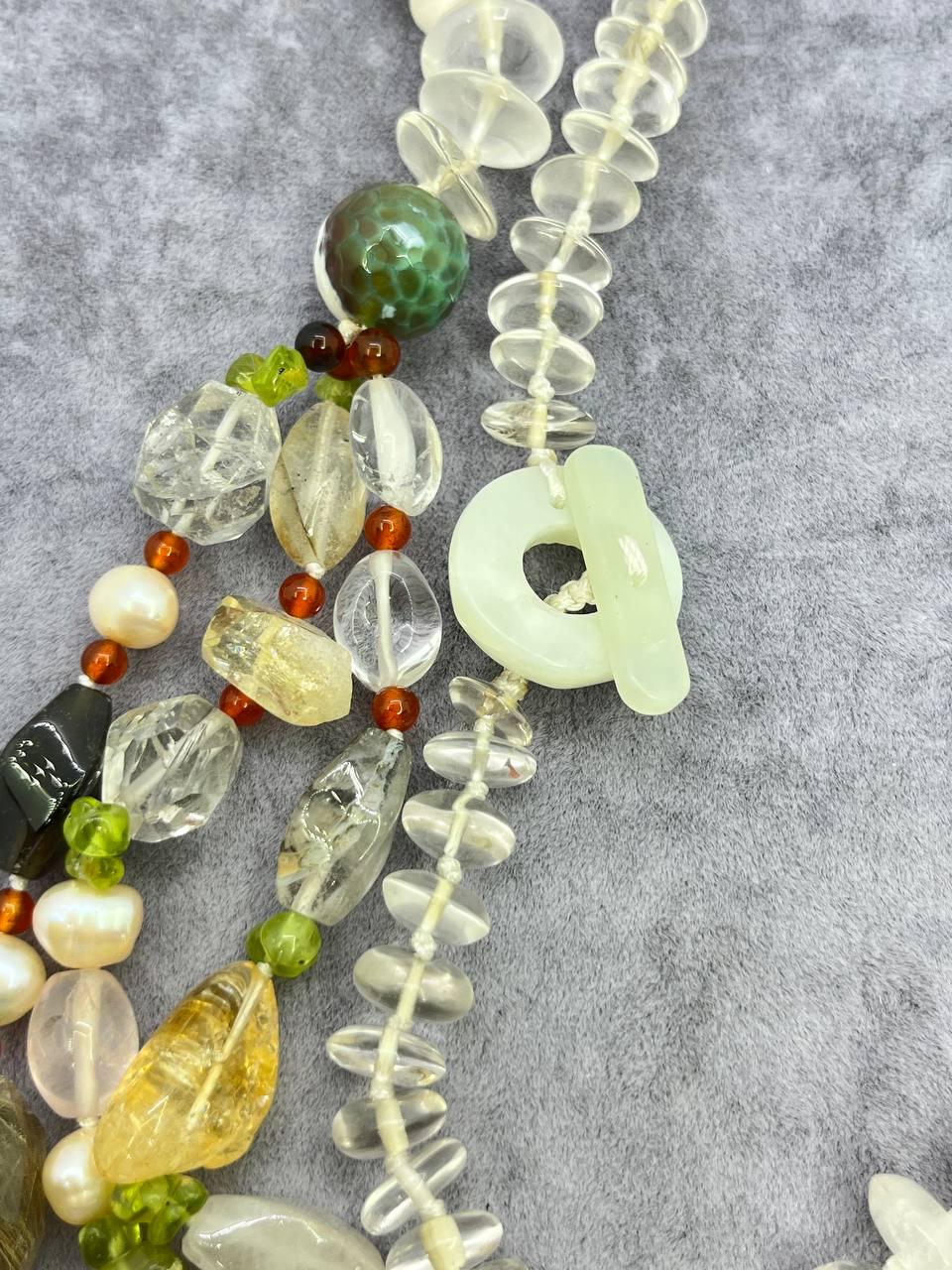 Бусы самоцветы 60 см Разноцветный (10160) - фото 7 Бусы самоцветы 60 см Разноцветный (10160) - фото 7