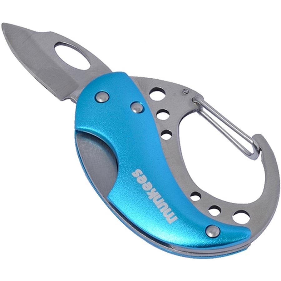 Брелок-нож Munkees 2517 Mini Carabiner Knife Blue