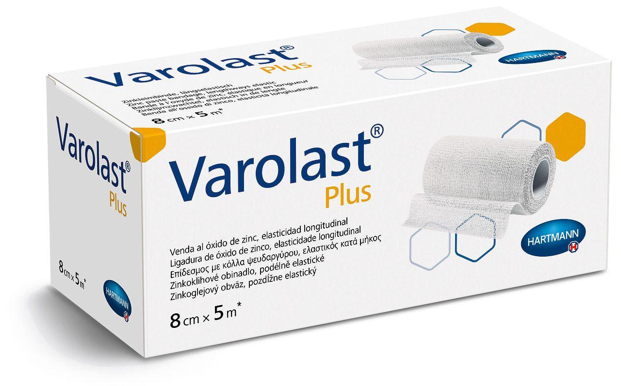 Компресійний еластичний бинт Varolast Plus з цинковою масою 8 см 5 м 1 шт. - фото 1