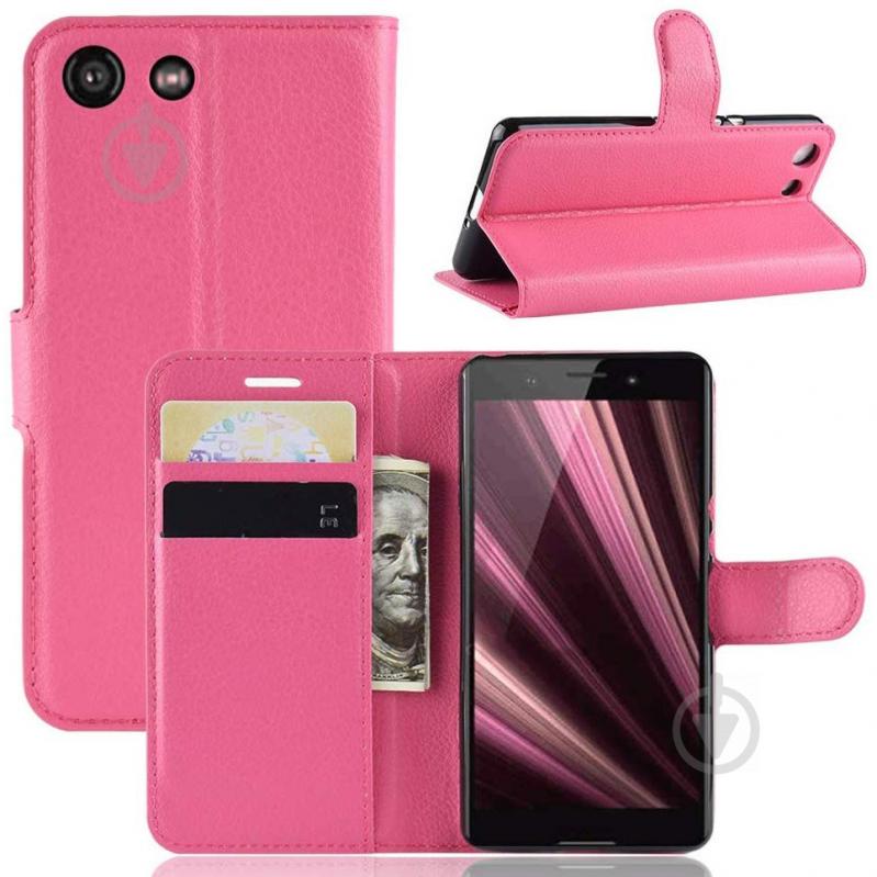 Чохол-книжка Litchie Wallet Sony Xperia Ace / XZ4 Compact Rose (hub_zilL32043) - фото 2