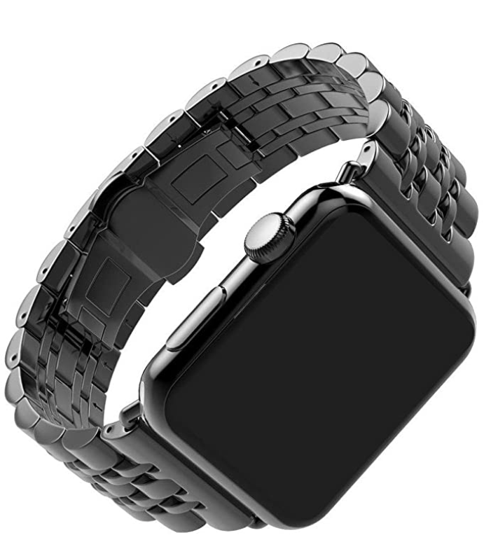 Браслет стальной BeWatch для Apple Watch series 3/4/5/6 с шириной корпуса 38/40 мм Link Черный (1021401) - фото 6 Браслет стальной BeWatch для Apple Watch series 3/4/5/6 с шириной корпуса 38/40 мм Link Черный (1021401) - фото 6