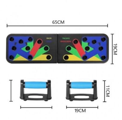 Набор для тренировок доска для отжиманий/тренажер колесо/фитнес резинки - фото 7 Набор для тренировок доска для отжиманий/тренажер колесо/фитнес резинки - фото 7
