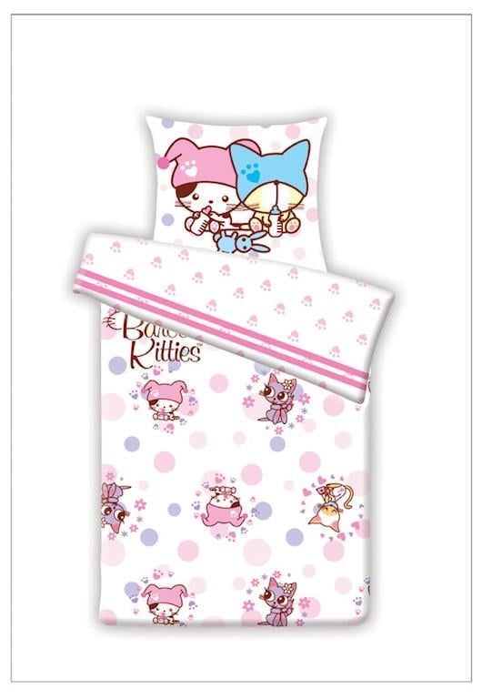 Комплект постільної білизни для немовлят Le Vele B. Kitties Flower 100х150 см (lv-372) - фото 2