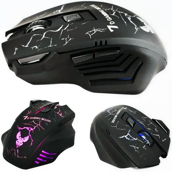 Мышь игровая USB проводная RGB-подсветка Gaming mouse X7 (24345725) - фото 4