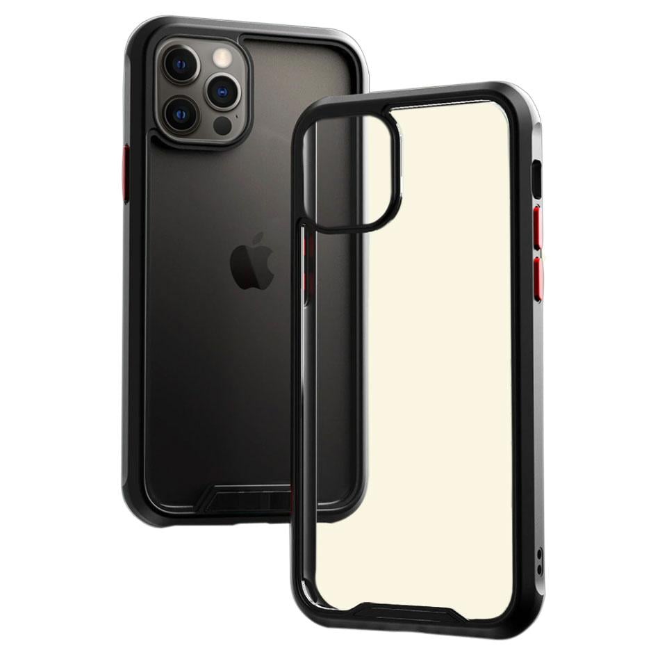 Протиударний бампер-чохол Primolux Refraction Case для смартфона Apple iPhone 12/12 Pro Black