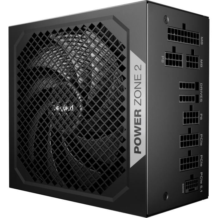 Блок питания be quiet! Power Zone 2 850W ATX 3.1 с вентилятором 140 мм Black (BP007EU)