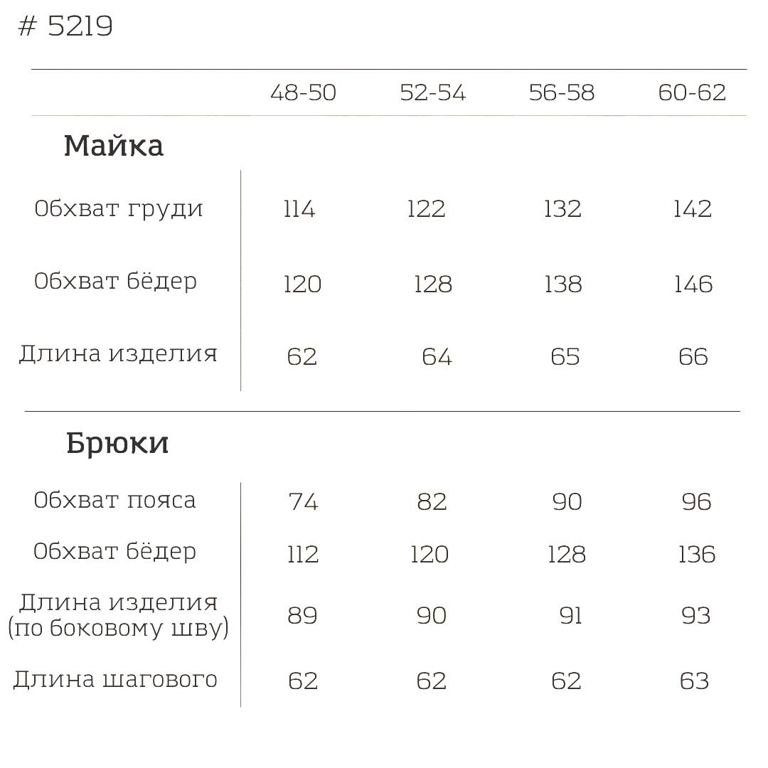 Костюм женский летний Пассаж майка и брюки р. 52-54 Желтый (10544594) - фото 10