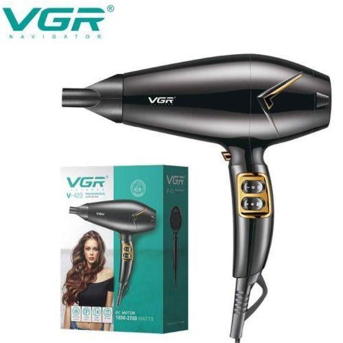 Фен для сушки укладки волос VGR V-423 Professional Powerful 1800-2200 Вт (2271720410) - фото 6