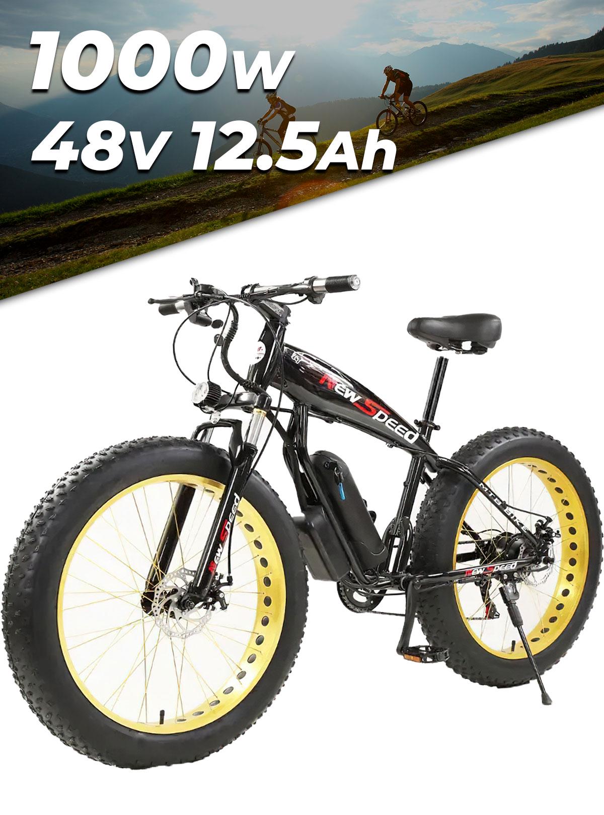 ᐉ Электровелосипед Fatbike 8818 New Speed 1000 W 48 V 12,5 Ah с ...