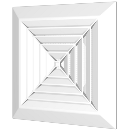 Решітка вентиляційна квадратна 135 мм Dospel KKS 135