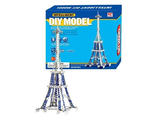 Конструктор металевий Same Toy Inteligent DIY Model Ейфелева вежа 352 деталей (WC58CUt)