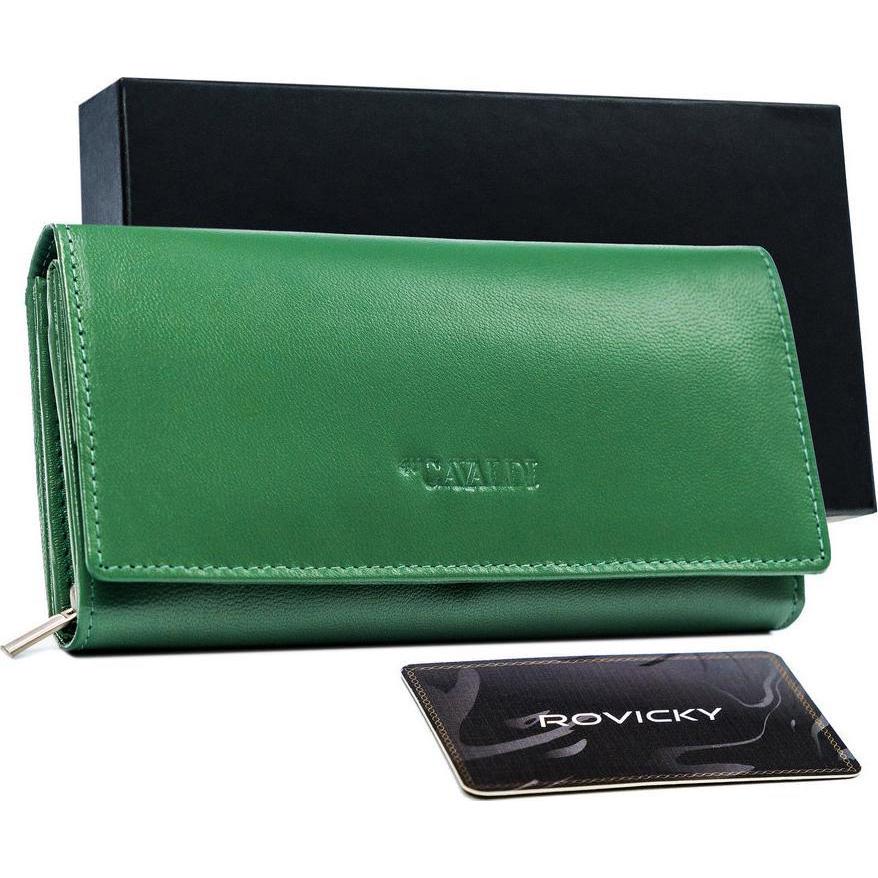 Кошелек женский кожаный 4U CAVALDI RD-12-GCL-0542 Зеленый