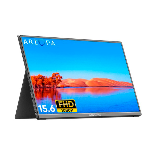 Монітор портативний Arzopa A1 Gamut 15.6" 1920x1080 60 Гц Black