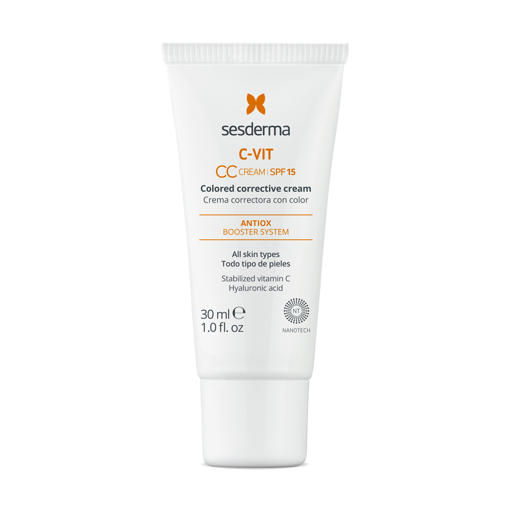 Крем для обличчя SPF 15 Sesderma C-Vit CC Cream SPF 15 30 мл - фото 1