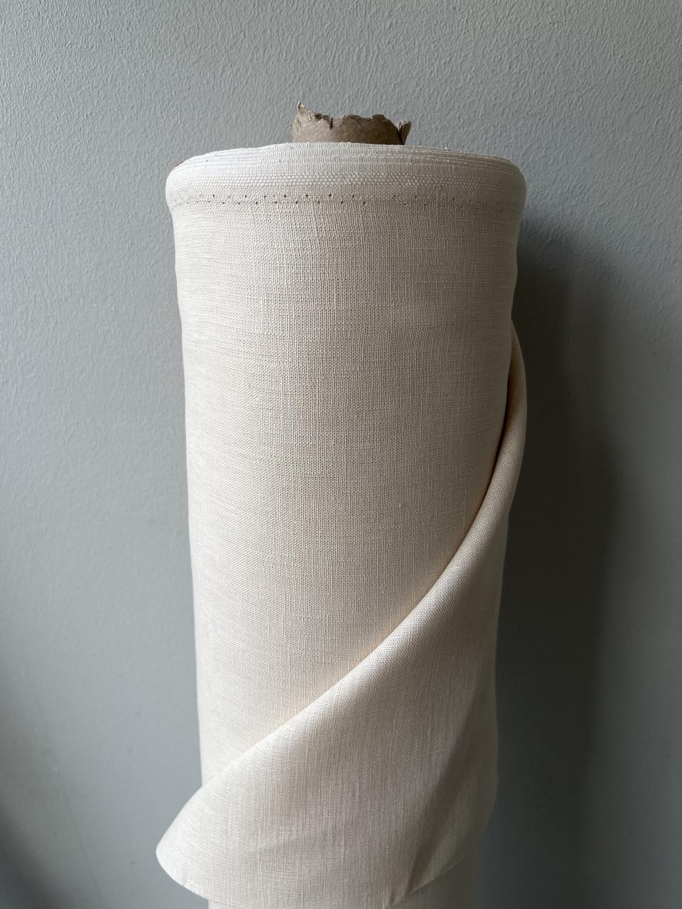 Тканина скатерна LINEN PLUS 100% льон 143 см 0/992 Кремовий - фото 3 Тканина скатерна LINEN PLUS 100% льон 143 см 0/992 Кремовий - фото 3