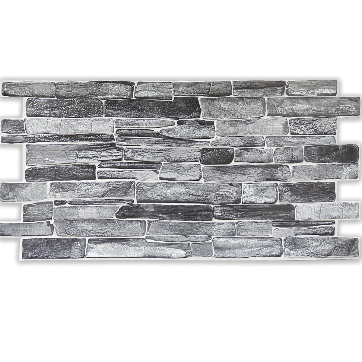 Декоративная ПВХ панель под камень 96х48 см 4 мм (1961222757)